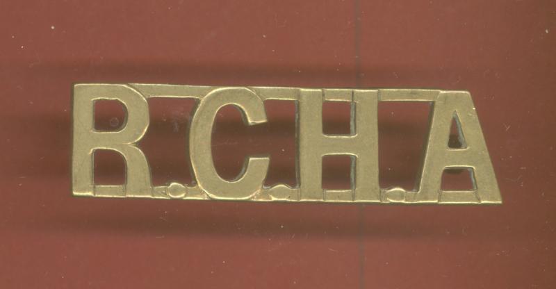 R.C.H.A. Royal Canadian Horse Artillery shoulder title