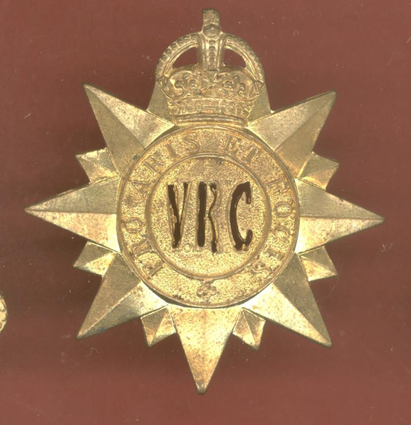 Canadian Victoria Rifles of Canada WW1 CEF Cap Badge