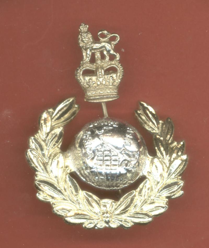 Royal Marines Officer's staybright beret badge