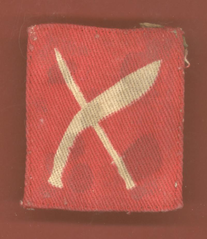 18th Infantry Brigade WW2 cloth formation sign