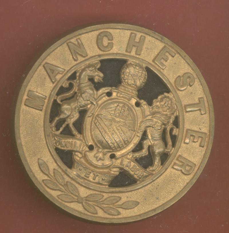 The Manchester Regiment Victorian helmet plate centre