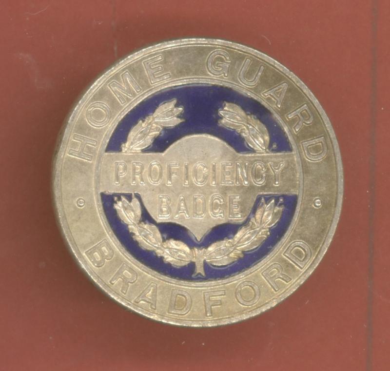 Bradford Home Guard proficiency badge