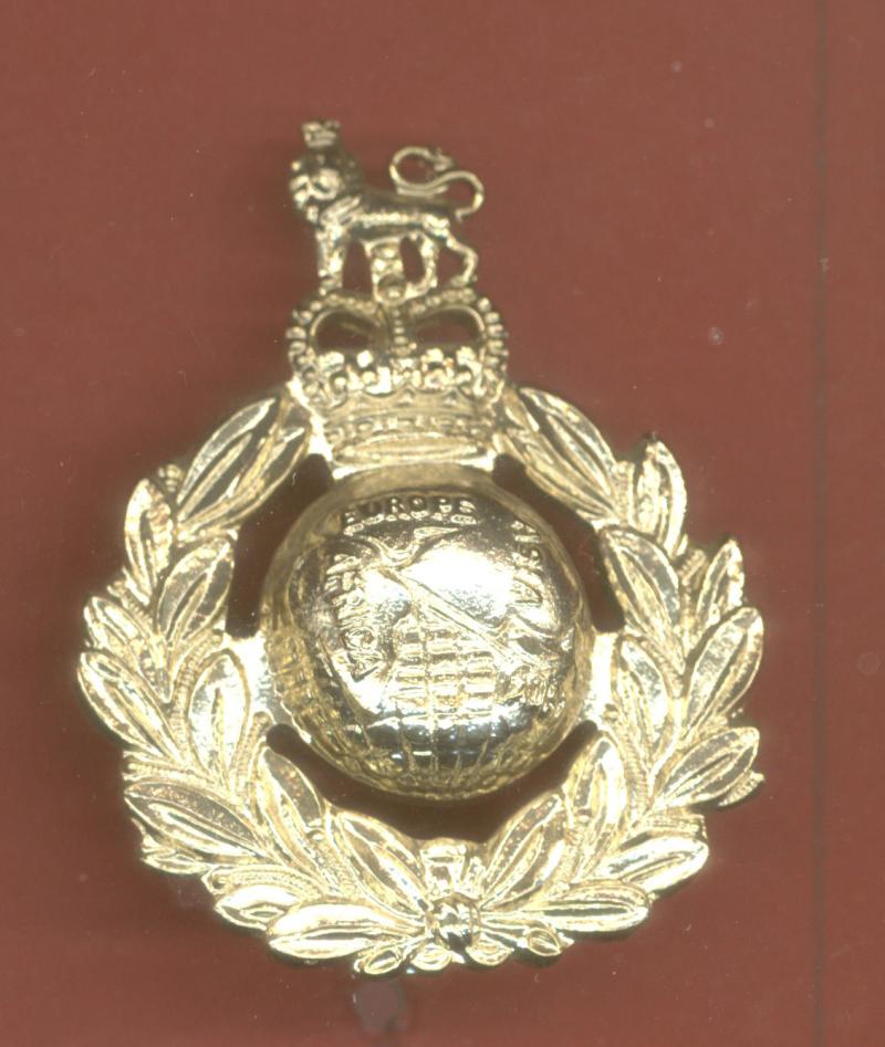 Royal Marines OR's staybright cap badge