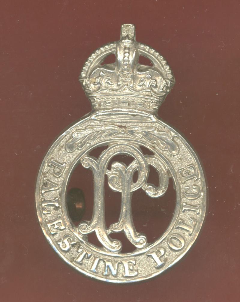 British Colonial Palestine Police cap badge