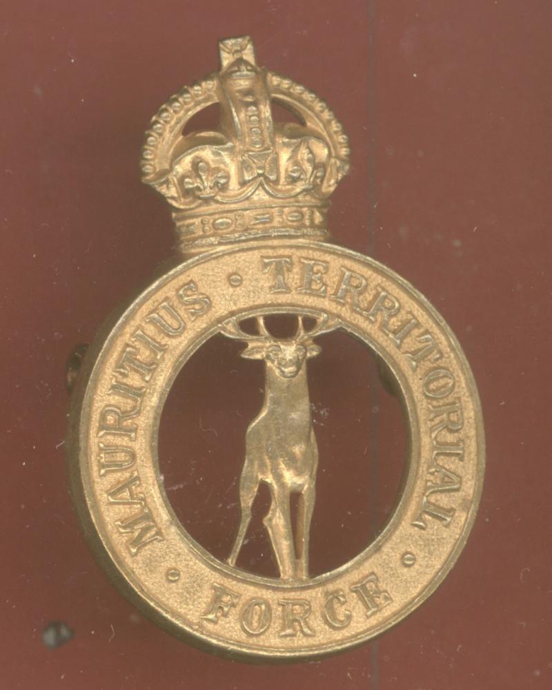 Mauritius Territorial Force cap badge