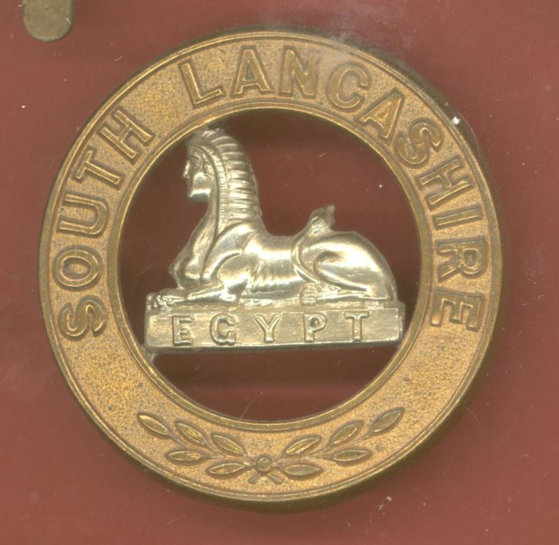 The South Lancashire Regiment Edwardian helmet plate centre