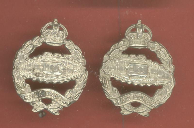 Royal Tank Corps OR's collar badges