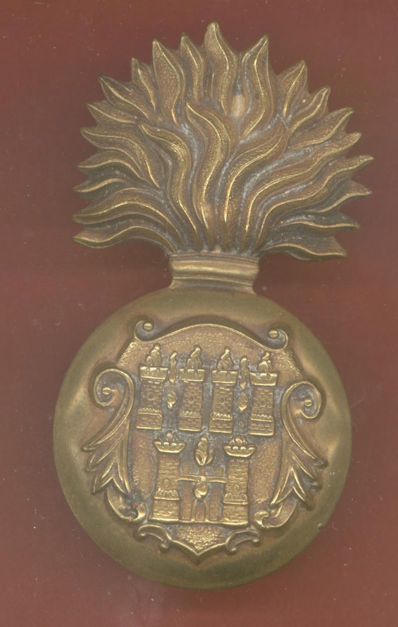 Irish. Royal Dublin Fusiliers Victorian OR’s glengarry badge