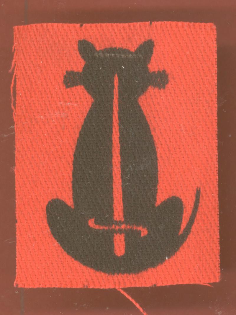 56th (London)Armoured Division WW2 cloth formation sign