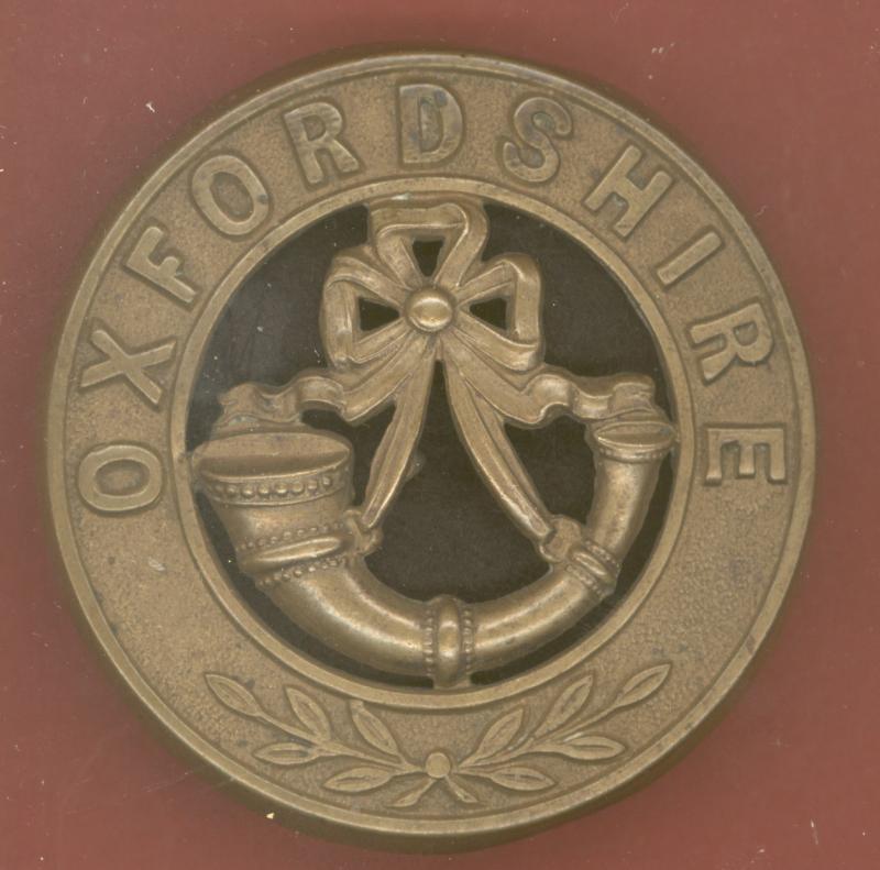 Oxfordshire Light Infantry Regiment. Victorian OR's helmet plate centre