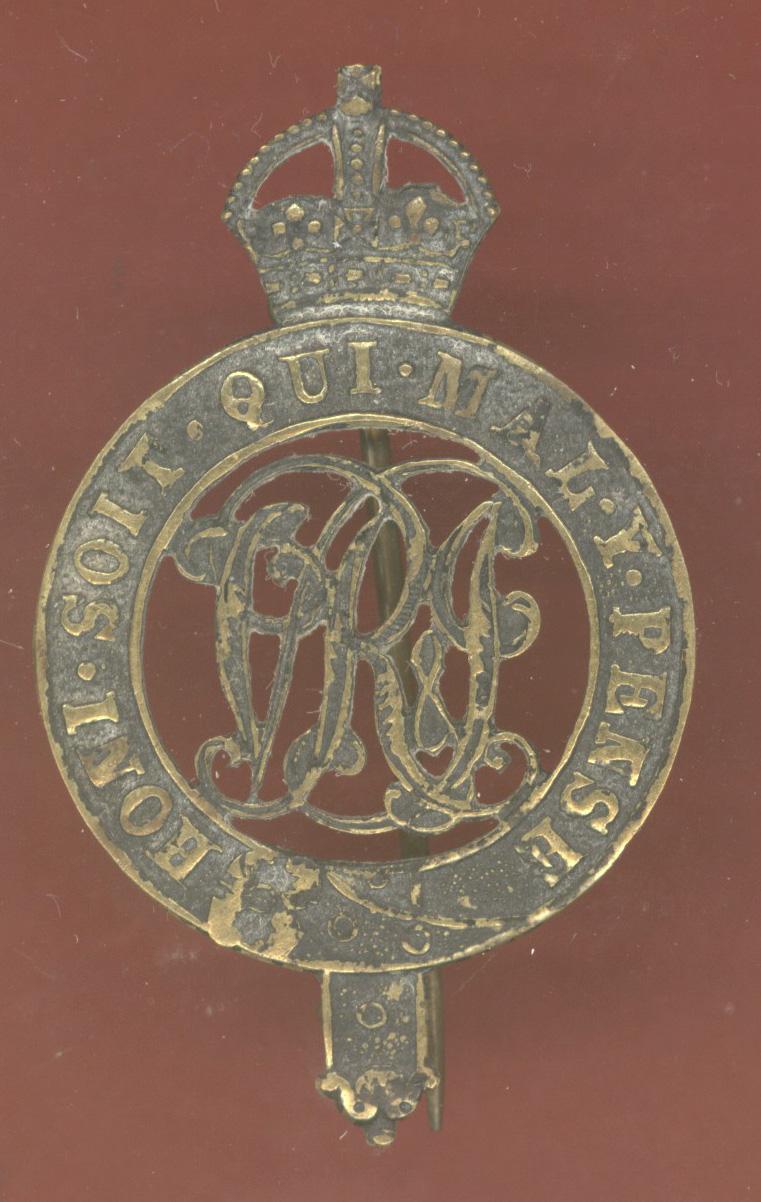 Indian Army; 2nd Queen Victoria's Own Sappers & Miners pagri badge