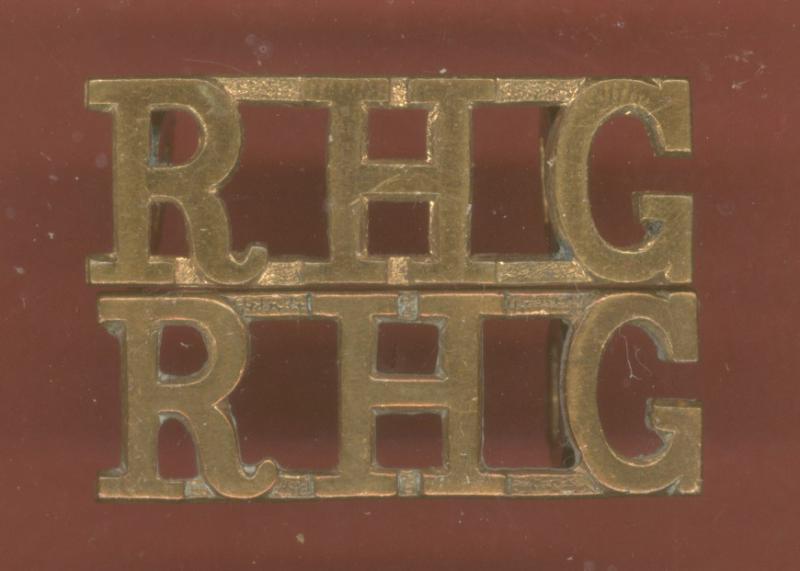 RHG Royal Horse Guards Officer's shoulder titles