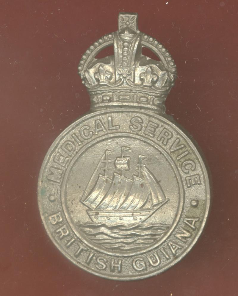 British Guiana Medical Service OR's cap badge