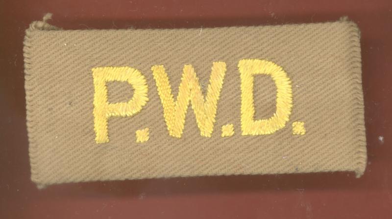 P.W.D. Prince of Wales's Dragoons ?? cloth title