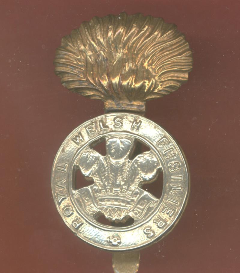 Royal Welsh Fusiliers WW1 OR's cap badge