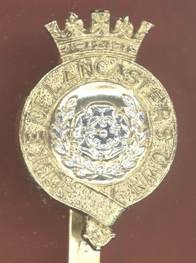 Duke of Lancaster's Own Yeomanry OR's staybright cap badge circa 1954