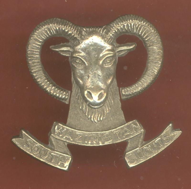 Indian Army South Waziristan Scouts head-dress badge