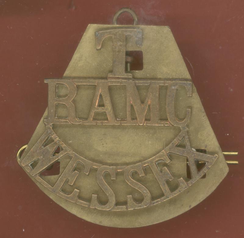 T / RAMC / WESSEX WW1 shoulder title