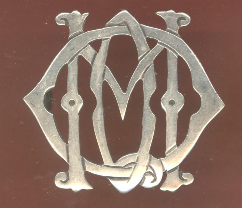 18th Royal Hussars ,Queen Mary's Own NCO's silver arm badge