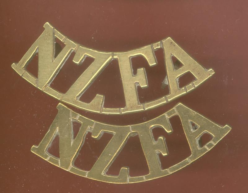 NZFA New Zealand Field Artillery WW1 shoulder titles