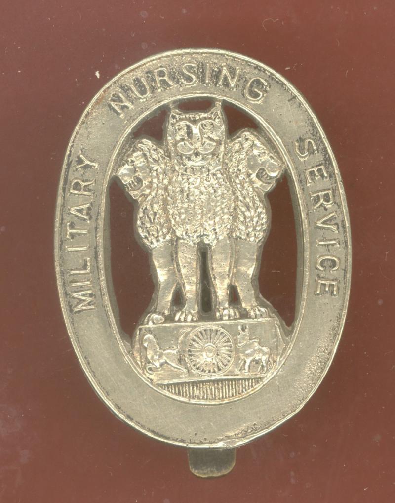 Indian Army Military Nursing Service cap badge