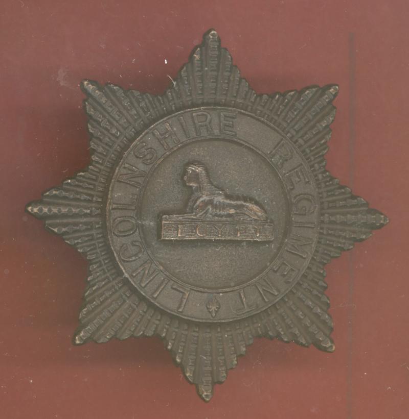 The Lincolnshire Regiment WW1 Officer's OSD cap badge