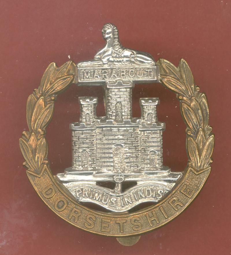 The Dorsetshire Regiment. WW1 OR's cap badge