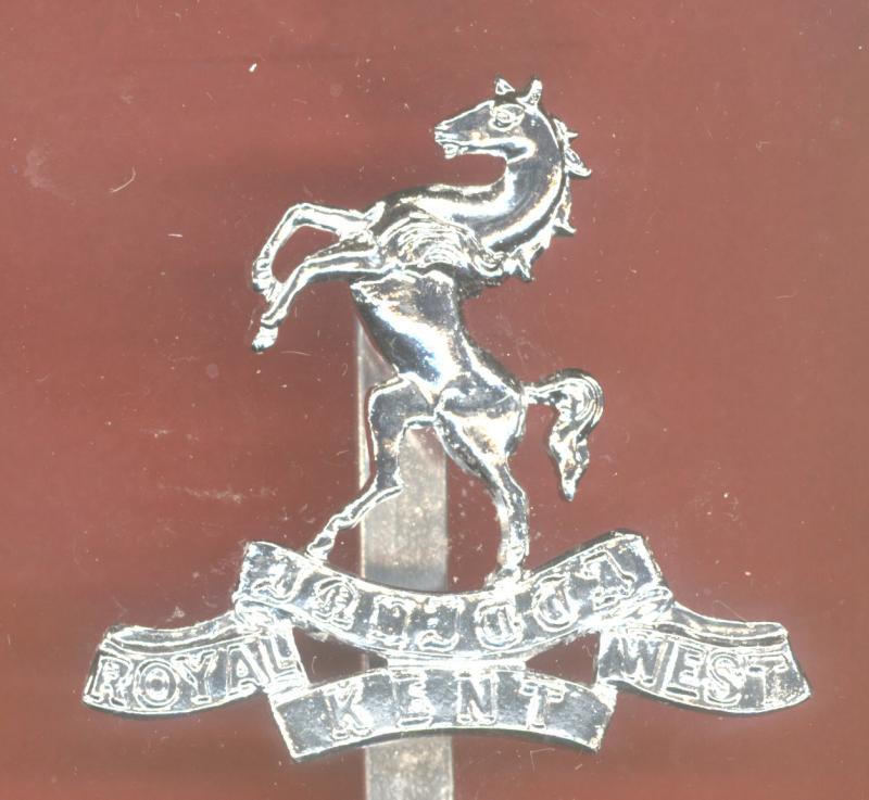 Royal West Kent Regiment staybright cap badge