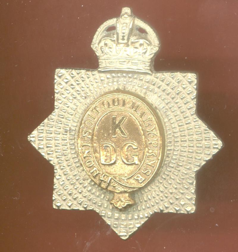 1st King's Dragoon Guards WW1 NCO's arm badge