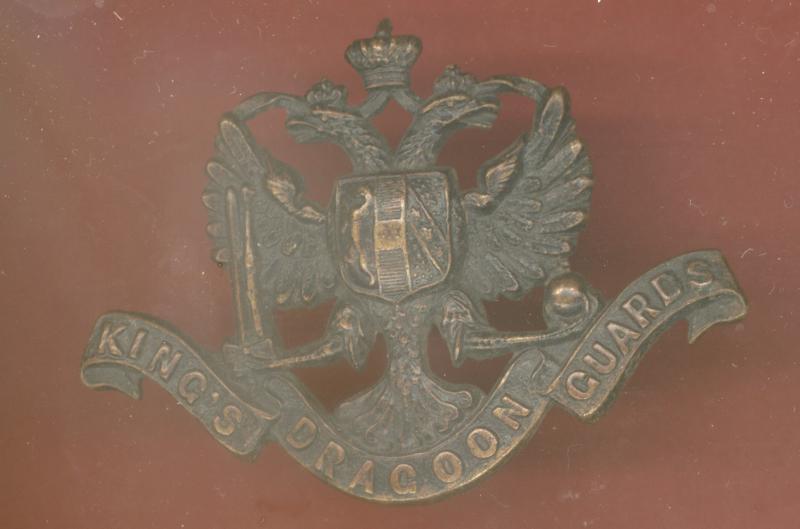 1st King's Dragoon Guards  Officer's OSD cap badge