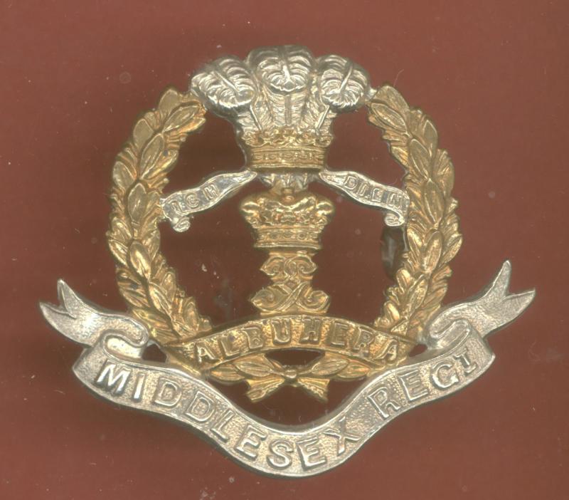 The Middlesex Regiment Victorian OR's cap badge