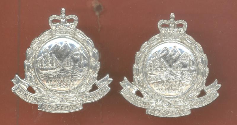 Trinidad & Tobago Fire Service collar badges