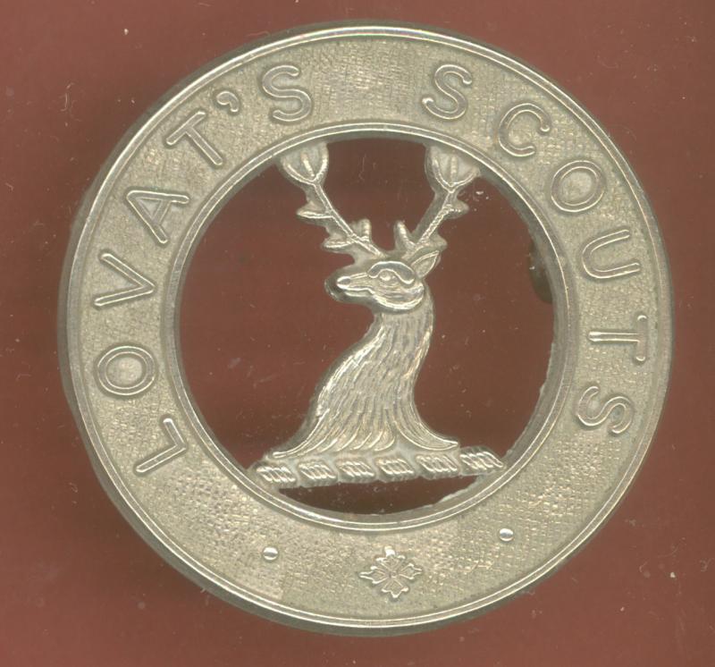 Scottish Lovat's Scouts Yeomanry WW1 OR's glengarry badge