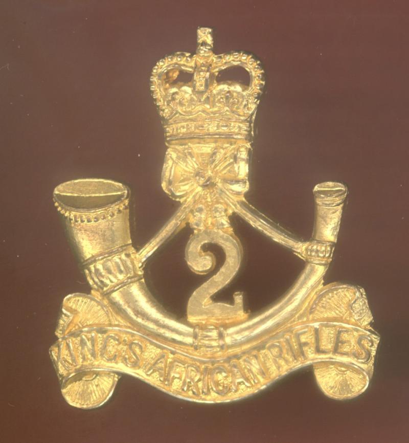 2nd King's African Rifles Officer's cap badge