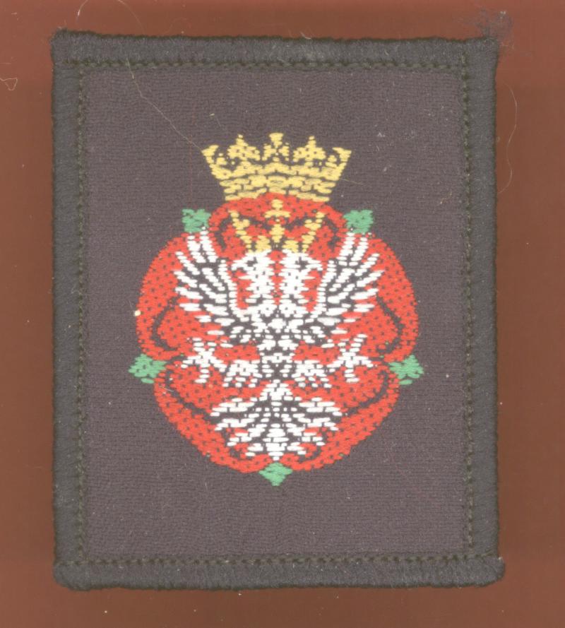 The Royal Mercian & Lancastrian Yeomanry cloth beret  badge