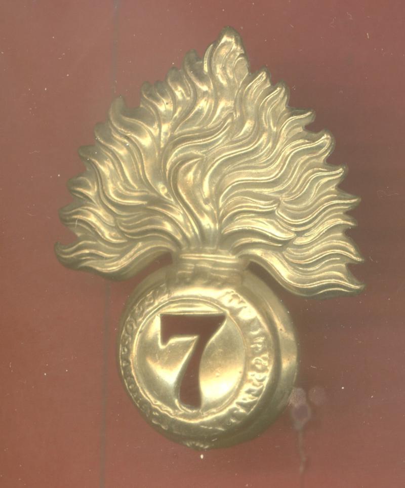 7th Royal Fusiliers Regiment of Foot Victorian OR's glengarry badge