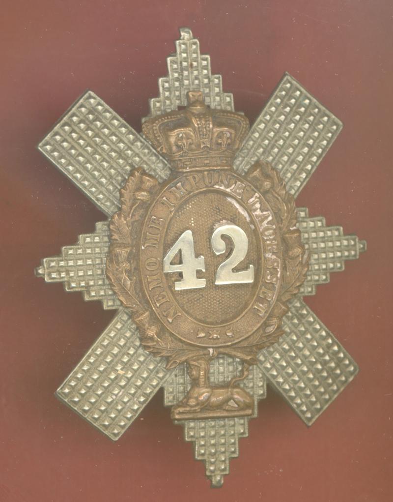 42nd Regiment of Foot (Royal Highland The Black Watch) Victorian NCO's glengarry badge