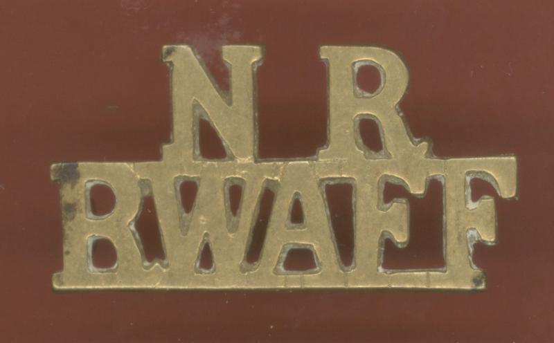 NR/ RWAFF Nigeria Regiment shoulder title