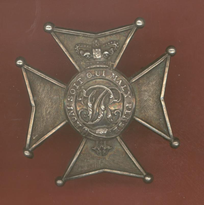 The Volunteer Rifle Corps / Militia Victorian Officer's  badge