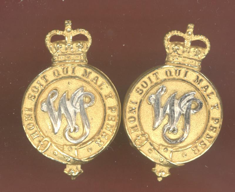 The British West Indies Regiment  Officer's dress collar badges