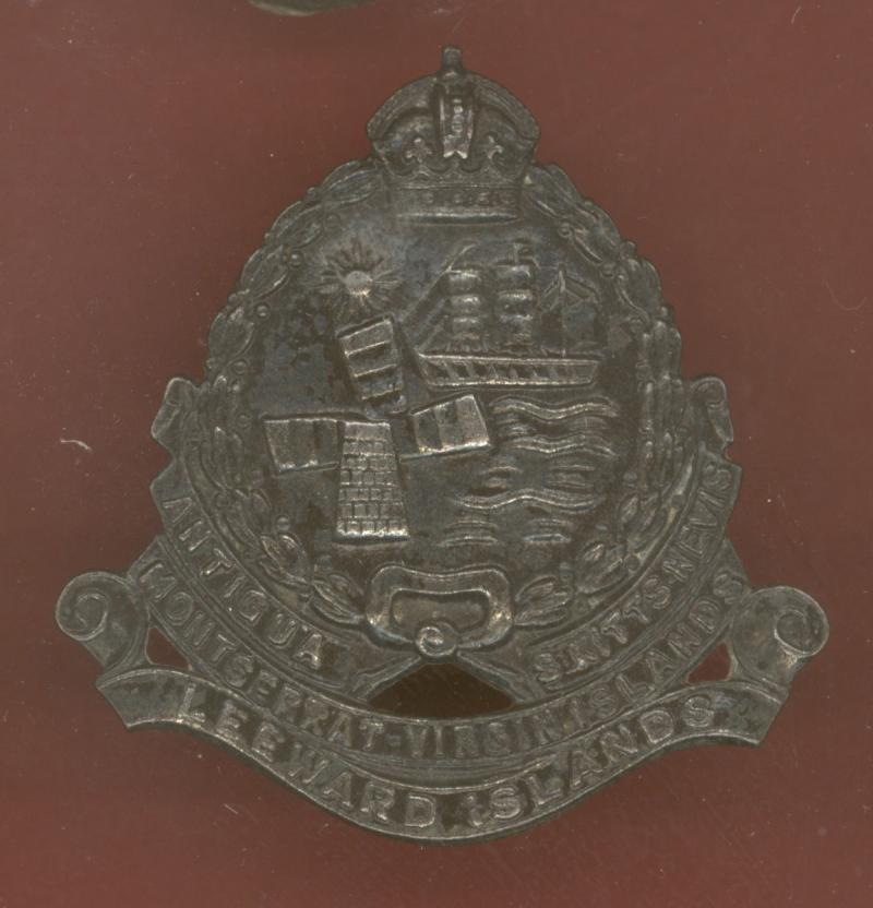 Leeward Islands Battalion cap badge.