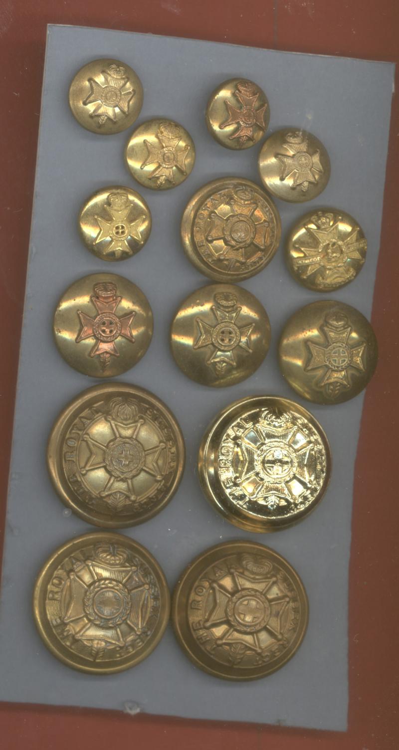 Royal Sussex Regiment  Officer's buttons