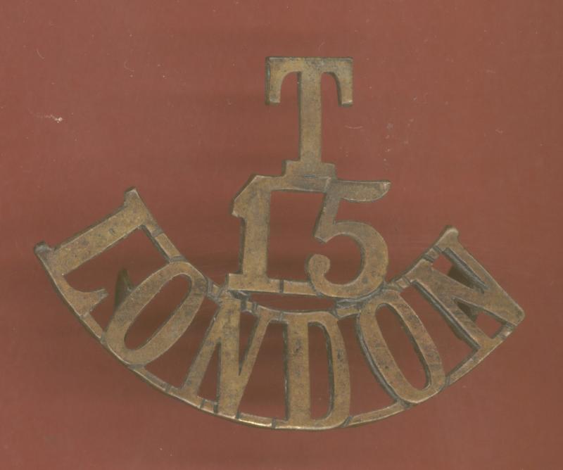 T/ 15 / London WW1 shoulder title