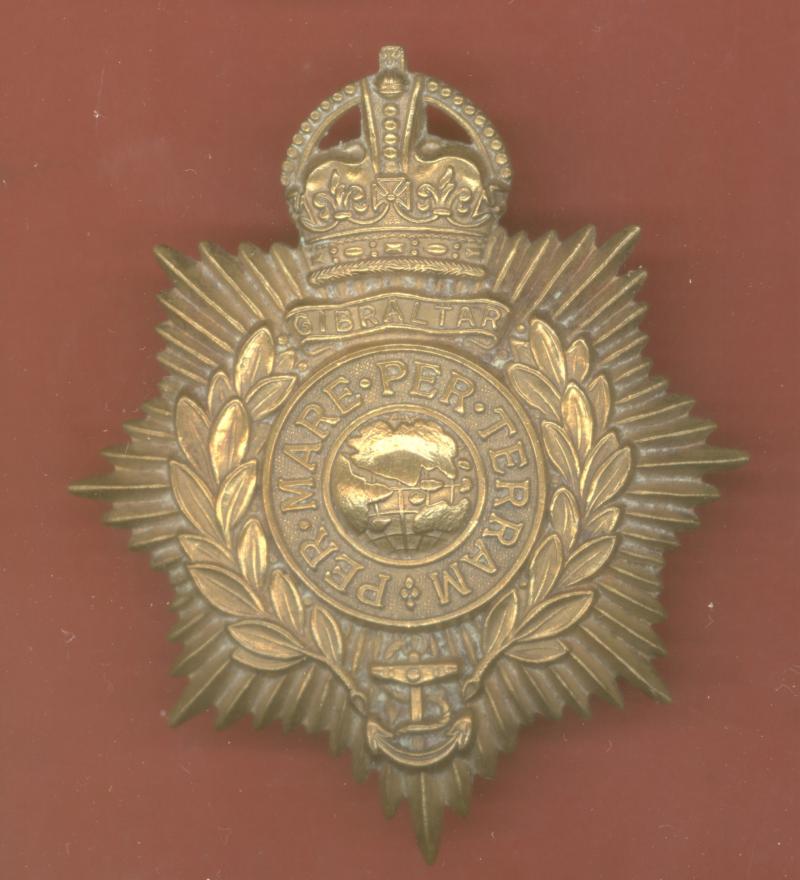 Royal Marines K/C OR' s helmet plate.