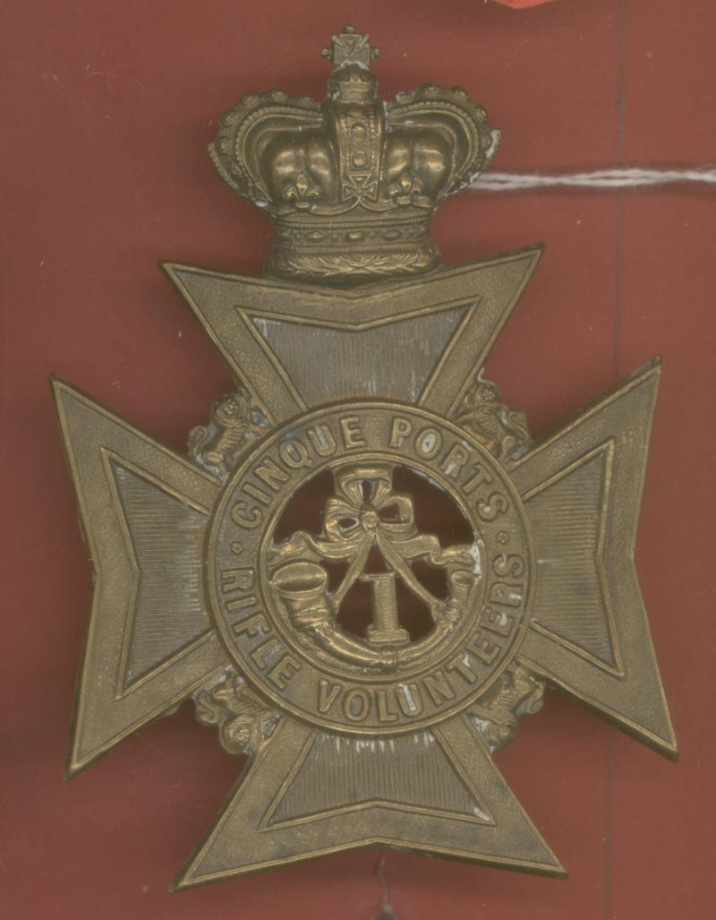 1st Cinque Ports Rifle Volunteers Victorian OR's helmet plate