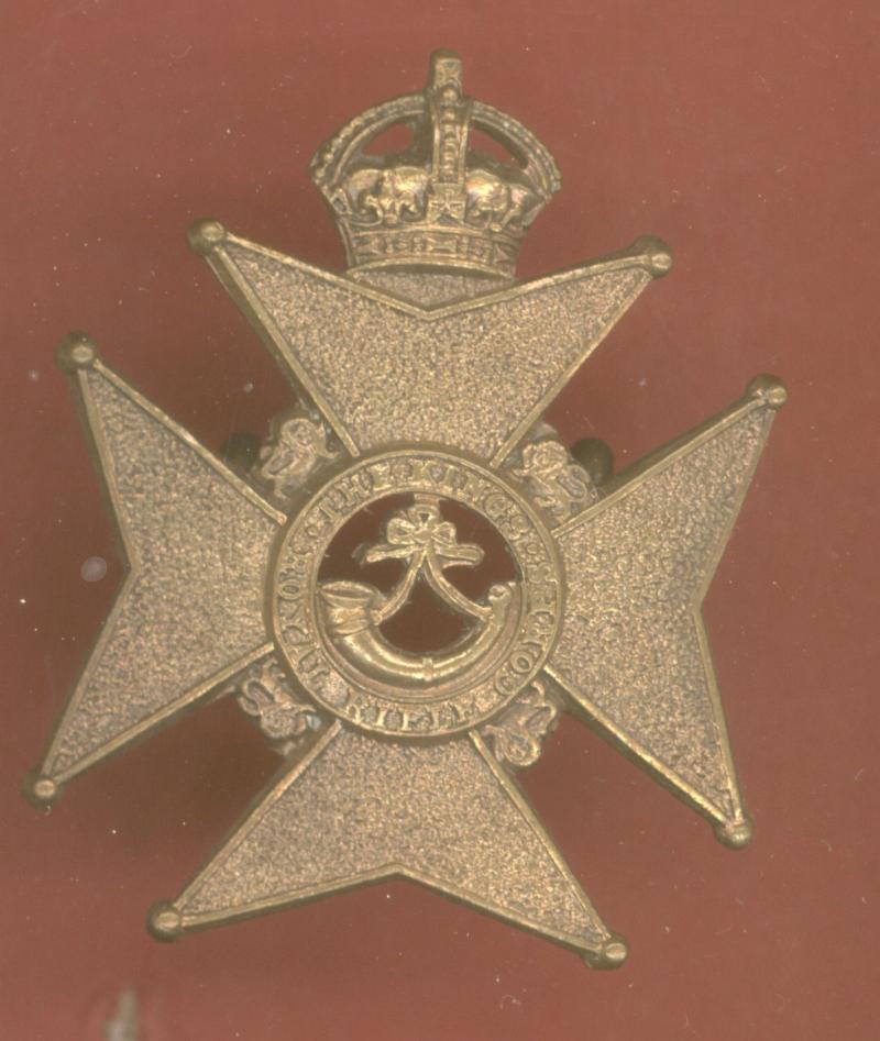 King’s Royal Rifle Corps Militia Bns Edwardian cap badge