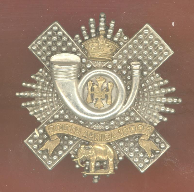 Scottish 6th Battn. Highland Light Infantry Officer's shako / glengarry badge