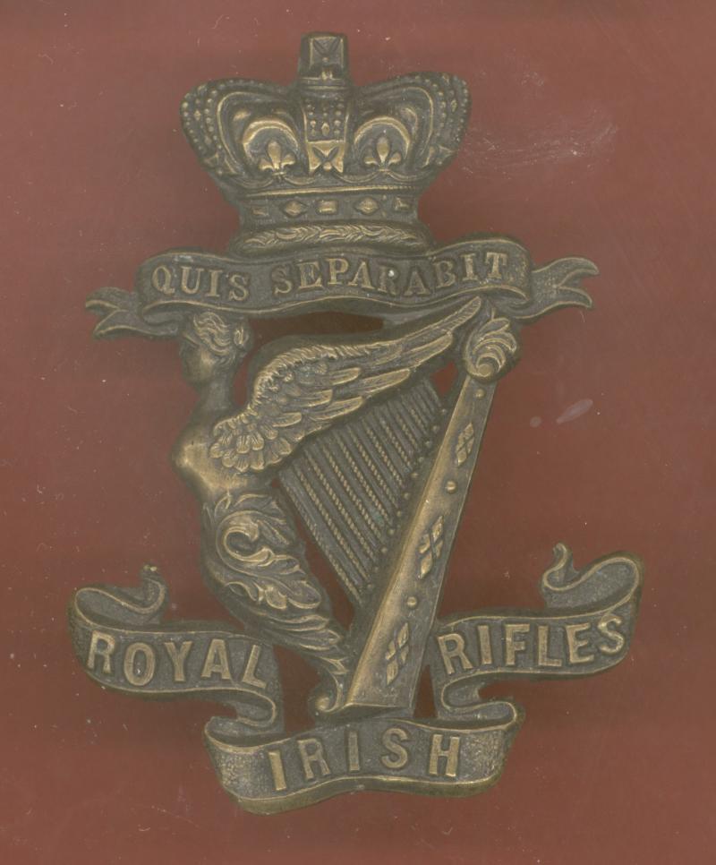 Royal Irish Rifles Victorian OR's glengarry badge