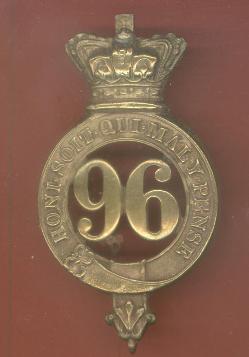 96th Manchester Regiment of Foot Victorian glengarry badge