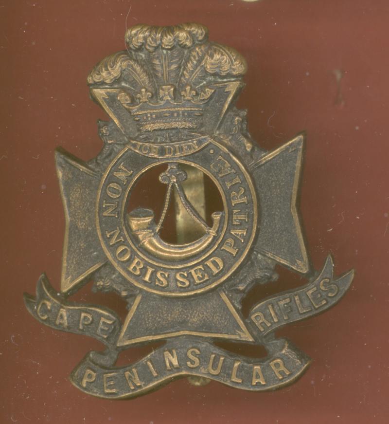 South African Cape Peninsula Rifles head-dress badge